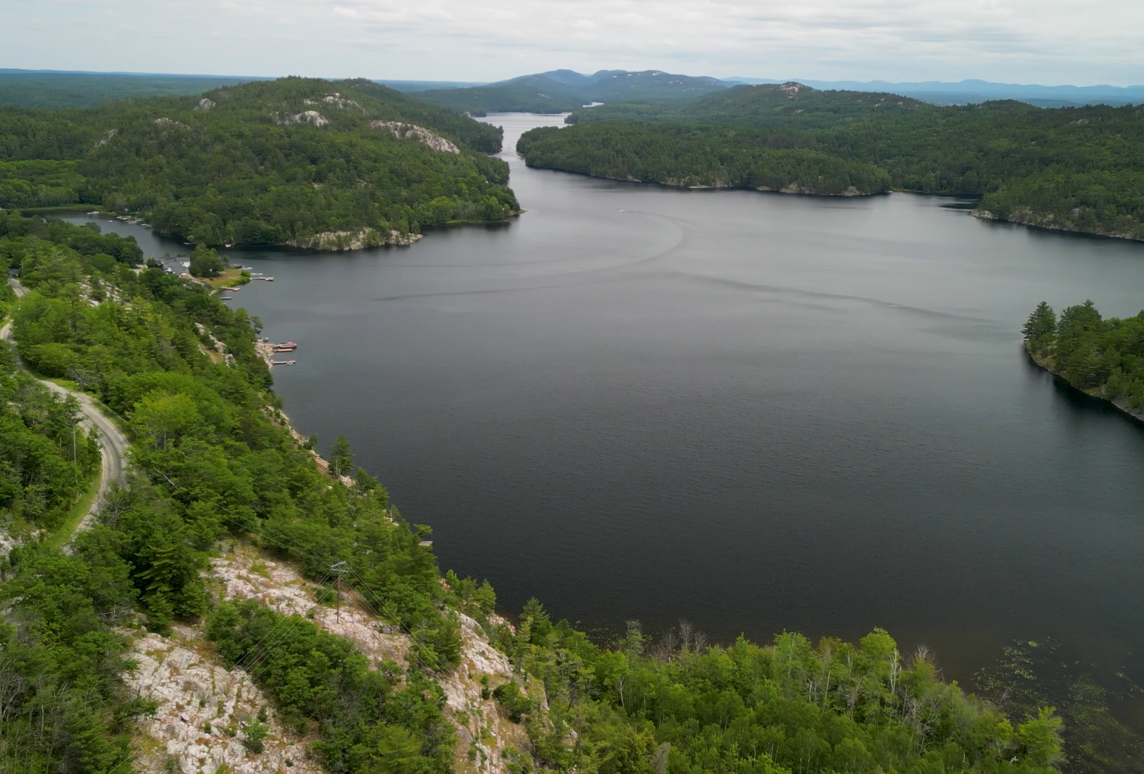 Manitoulin Island aerial shot